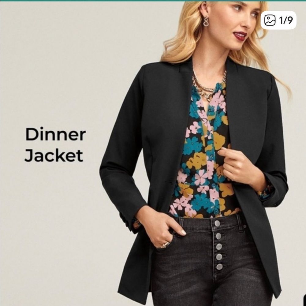Cabi Dinner Jacket Blazer Black Womens 2
